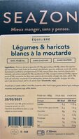 Legumes et haricots blancs à la moutarde