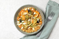 Tajine de poulet au miel et aux fruits secs