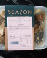 Poulet crème d artichaut échalote confite