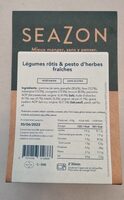 Légumes rôtis et pesto d'herbes fraîches