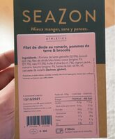 Filet de dinde au romarin pomme de terre et brocolie