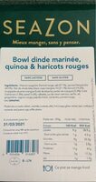 Bowl dinde marinee