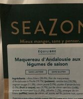 Maquereau d’Andalousie aux légumes
