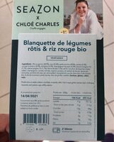 Blanquette de légumes rôtis & riz rouge bio