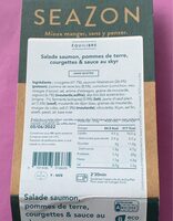 Saumon pomme de terre courgette