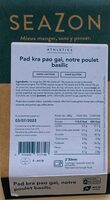 Pad kra pao gai, poulet basilic