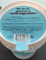 Grand yaourt à la myrtille
