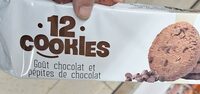 Cookies goût chocolat et pépites de chocolat