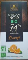Chocolat noir bio Orange