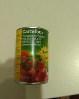 Tomates entières pelées au jus carrefour