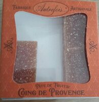 Pâte de fruits coing de Provence