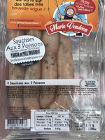 Saucisses aux 3 poissons