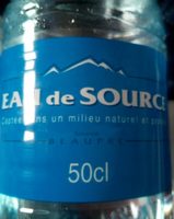Eau de source