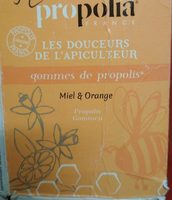 Gommes de propolis au Miel & Orange