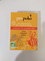 Gommes de propolis bio citron gingembre agave