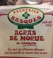 Acras de morue au chorizo