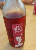 Jus de pomme framboise
