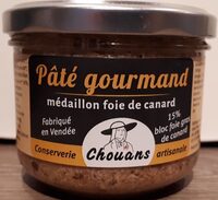 Pâté gourmand médaillon foie de canard