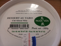 Dessert au taro