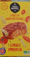 Pavés de sarrasin cuisiné tomate emmental