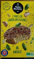 Pavés de sarrasin cuisinés
