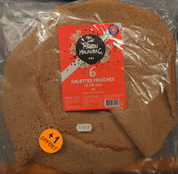 6 Galettes de ble noir LE GALLOUDEC