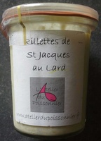 Rillettes de St Jacques au Lard