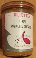 Rillettes thon,piquillo,chorizo