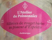 Rillette de rouget barbet au piment d Espelette