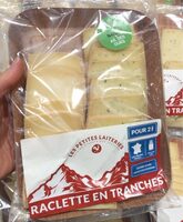 Raclette en tranches Nature & Ail des Ours
