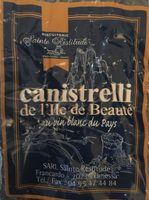 Canistrelli de l'Île de Beauté au Vin Blanc du Pays