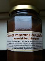Crème de marrons de Collobrières