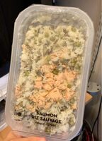 Saumon riz sauvage sauce citron
