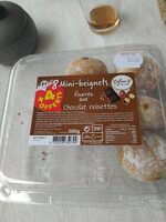 Mini beignets fourrés aux chocolat noisette