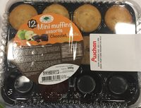 Mini Mufins Assortis Chocolat, Vanille, Pomme