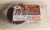2 Muffins pâte à tartiner noisettes et caco