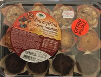 12 mini muffins corur fondants