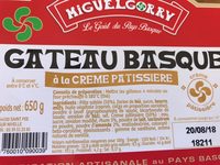 Gâteau Basque a la Crème Pâtissière