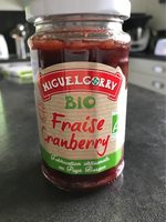 Confiture fraise cranberry