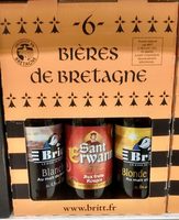 "Pack 6X33CL Biere Britt &dremm. 5.53 &deg;"