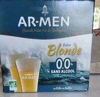 Bière blonde sans alcool de Bretagne