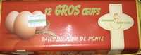 12 GROS Oeufs