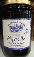 Préparation de fruits, Myrtille