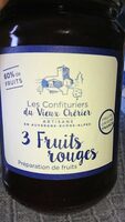 3 fruits rouges