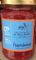Préparation sans sucre ajoute framboise