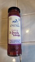 Coulis de 3 fruits rouges