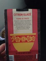 Tisane citron glace