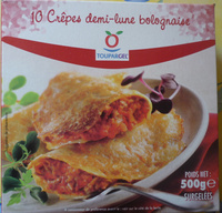 10 crêpes demi-lune bolognaise