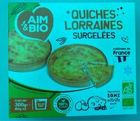 Quiches lorraines surgelées