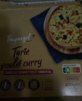 Tarte poulet curry